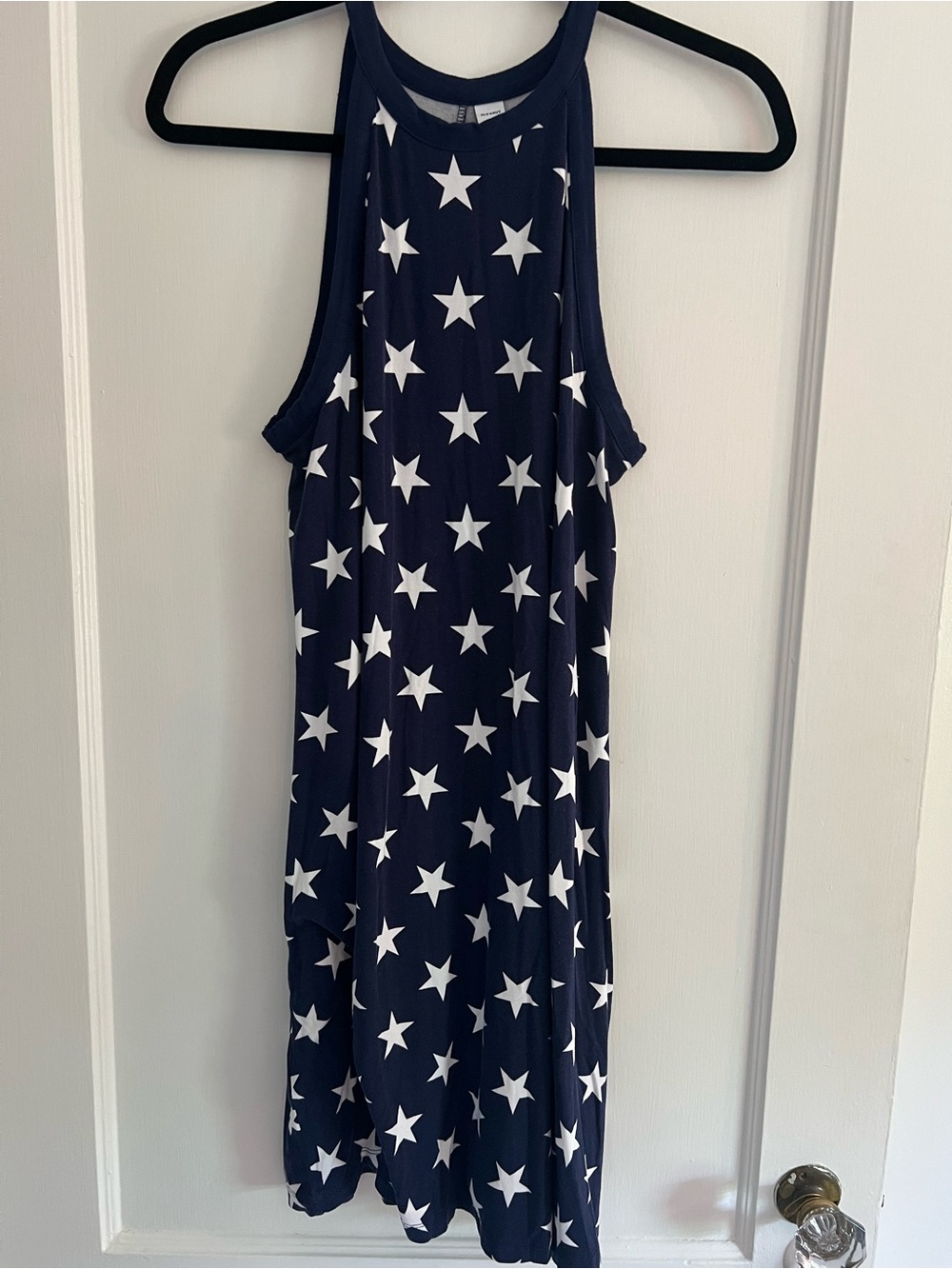 Old Navy, Navy Star Print Tank Dress, Americana, Size S
